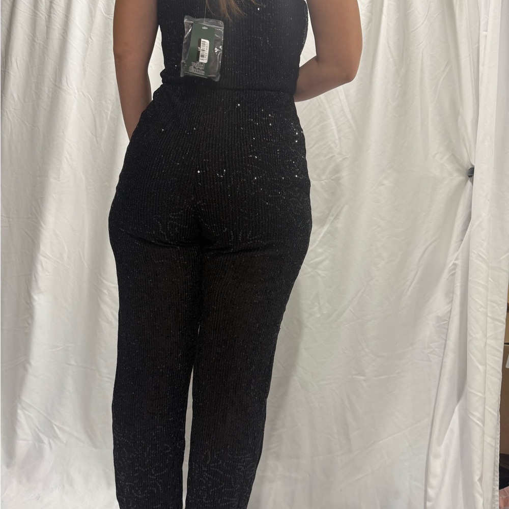 Wild Fable Black Sparkle Jumpsuit - Picture 5 of 14